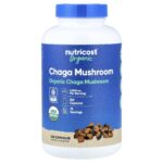 Nutricost, Organic Chaga Mushroom, 150 Capsules (500 mg per Capsule)