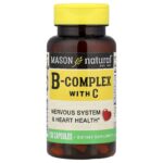 Mason Natural, B-Complex with C, 100 Capsules