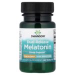 Swanson Vitamins, Melatonin, Dual-Release, 3 mg, 60 Tablets