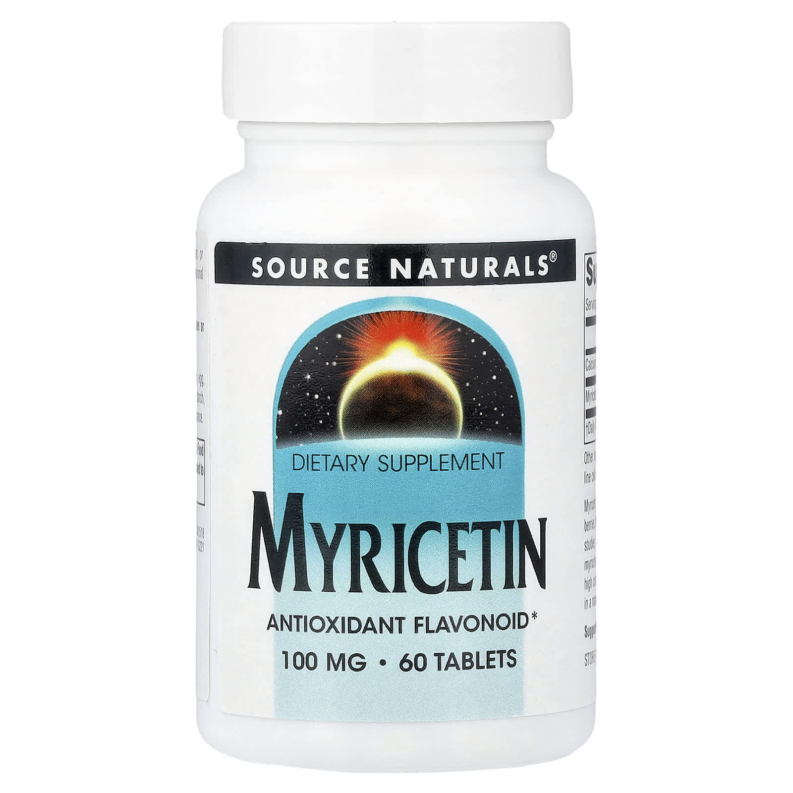c790fcddb5d3624f Source Naturals, Myricetin, 100 mg, 60 Tablets - Image 1