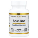 California Gold Nutrition, Spirulina, Organic AstaBlue Complex Blend, 60 Tablets