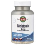 KAL, Melatonin, Sustained Release, 120 Tablets