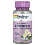 Solaray, Vital Extracts, Feverfew, 400 mg, 60 VegCaps