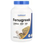 Nutricost, Fenugreek, 240 Capsules (675 mg per Capsule)