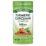 Nature's Truth, Turmeric Curcumin Complex + Black Pepper Extract, 120 Quick Release Capsules