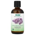 NOW Foods, Organic Essential Oils, Lavender, 4 fl oz (118 ml)