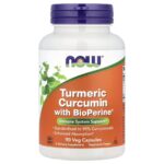 NOW Foods, Turmeric Curcumin with BioPerine®, 90 Veg Capsules