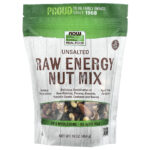 NOW Foods, Real Food, Raw Energy Nut Mix, Unsalted, 16 oz (454 g)