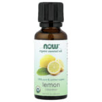 NOW Foods, Organic Essential Oils, Lemon, 1 fl oz (30 ml)