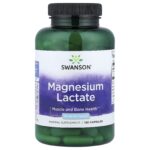 Swanson Vitamins, Magnesium Lactate, 84 mg, 120 Capsules