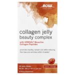 NOW Foods, Solutions, Collagen Jelly Beauty Complex, Sweet Orange, 10 Jelly Sticks, 0.705 oz (20 g) Each