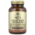 Solgar, Vitamin Dry E with Yeast Free Selenium, 100 Vegetable Capsules