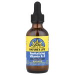 Nature's Life, Revitalizing Vitamin K-2, Natural , 500 mcg, 2 fl oz (59 ml)