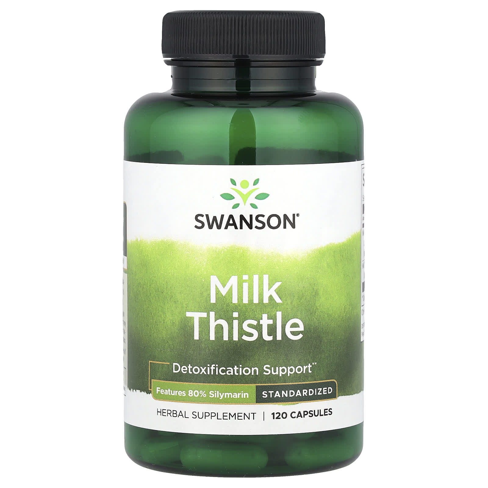 d1da71a5e0351ce5 Swanson Vitamins, Milk Thistle, 120 Capsules - Image 1