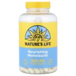 Nature's Life, Nourishing Monolaurin, 180 Capsules (500 mg per Capsule)