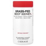 Codeage, Grass-Fed Beef Kidney, 180 Vegetable Capsules (500 mg per capsule)