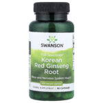 Swanson Vitamins, Full Spectrum® Korean Red Ginseng Root, 400 mg, 90 Capsules