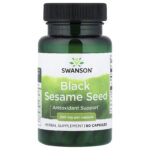 Swanson Vitamins, Black Sesame Seed, 500 mg, 60 Capsules