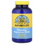 Nature's Life, Renewing Magnesium Malate, 250 Tablets (200 mg per Tablet)