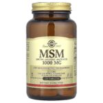 Solgar, MSM (Methylsulfonylmethane), 1,000 mg, 120 Tablets