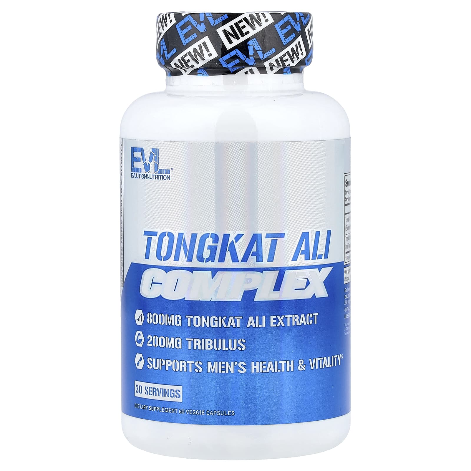 d674db3e1c9f8232 EVLution Nutrition, Tongkat Ali Complex, 60 Veggie Capsules - Image 1
