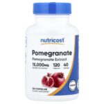 Nutricost, Pomegranate, 120 Capsules (333 mg per Capsule)