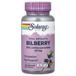 Solaray, Vital Extracts, Bilberry, 60 mg, 120 VegCaps