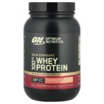 Optimum Nutrition, Gold Standard® 100% Whey Protein, Strawberry Banana, 2 lb (907 g)