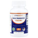 Vitamatic, Niacinamide, 1,000 mg, 90 Tablets