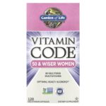 Garden of Life, Vitamin Code®, Whole Food Multivitamin For 50 & Wiser Women, 120 Vegetarian Capsules