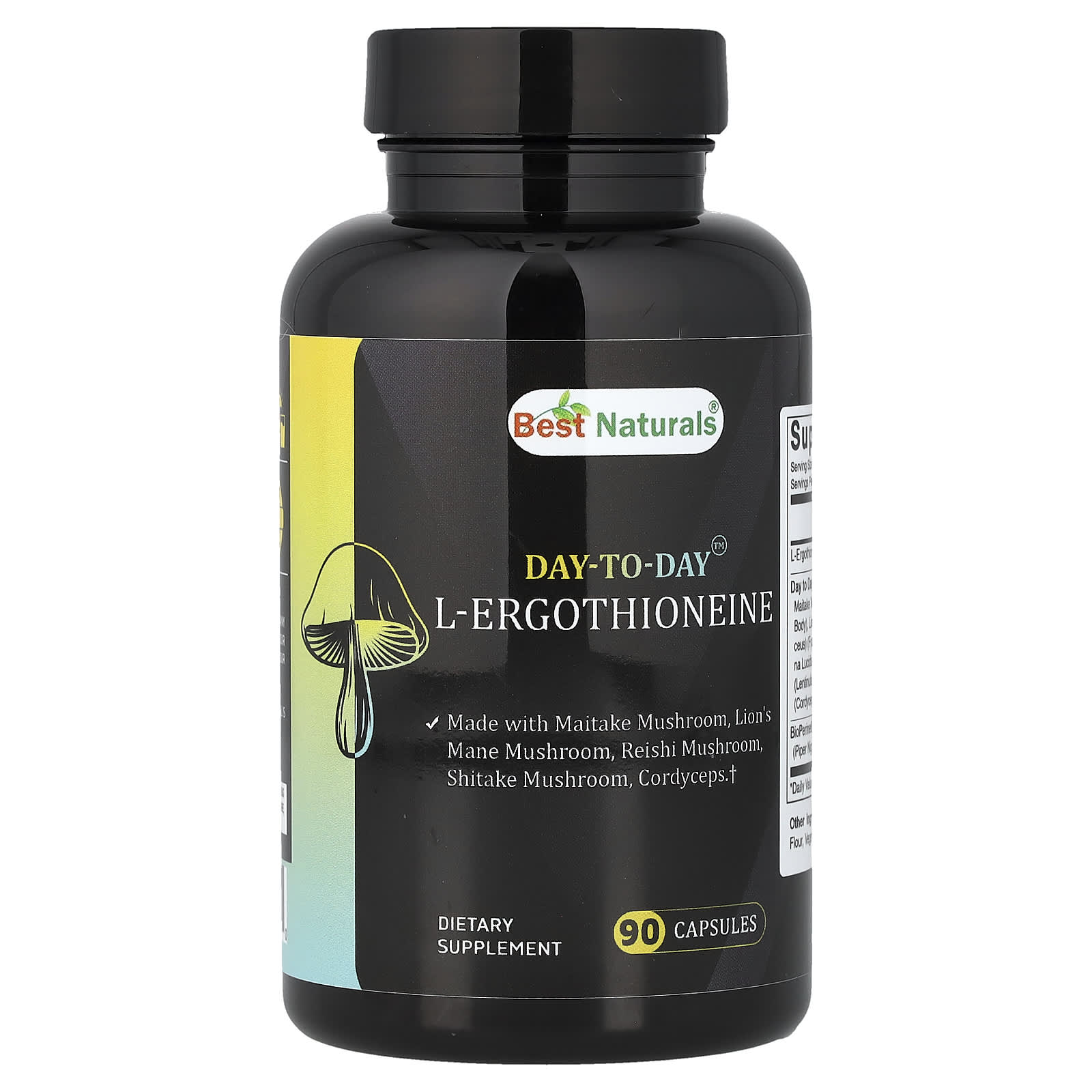 dee3c3c80a150703 Best Naturals, Day To Day™, L-Ergothioneine, 90 Capsules - Image 1