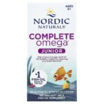 Nordic Naturals, Complete Omega™ Junior, Ages 6+, Lemon, 180 Mini Soft Gels