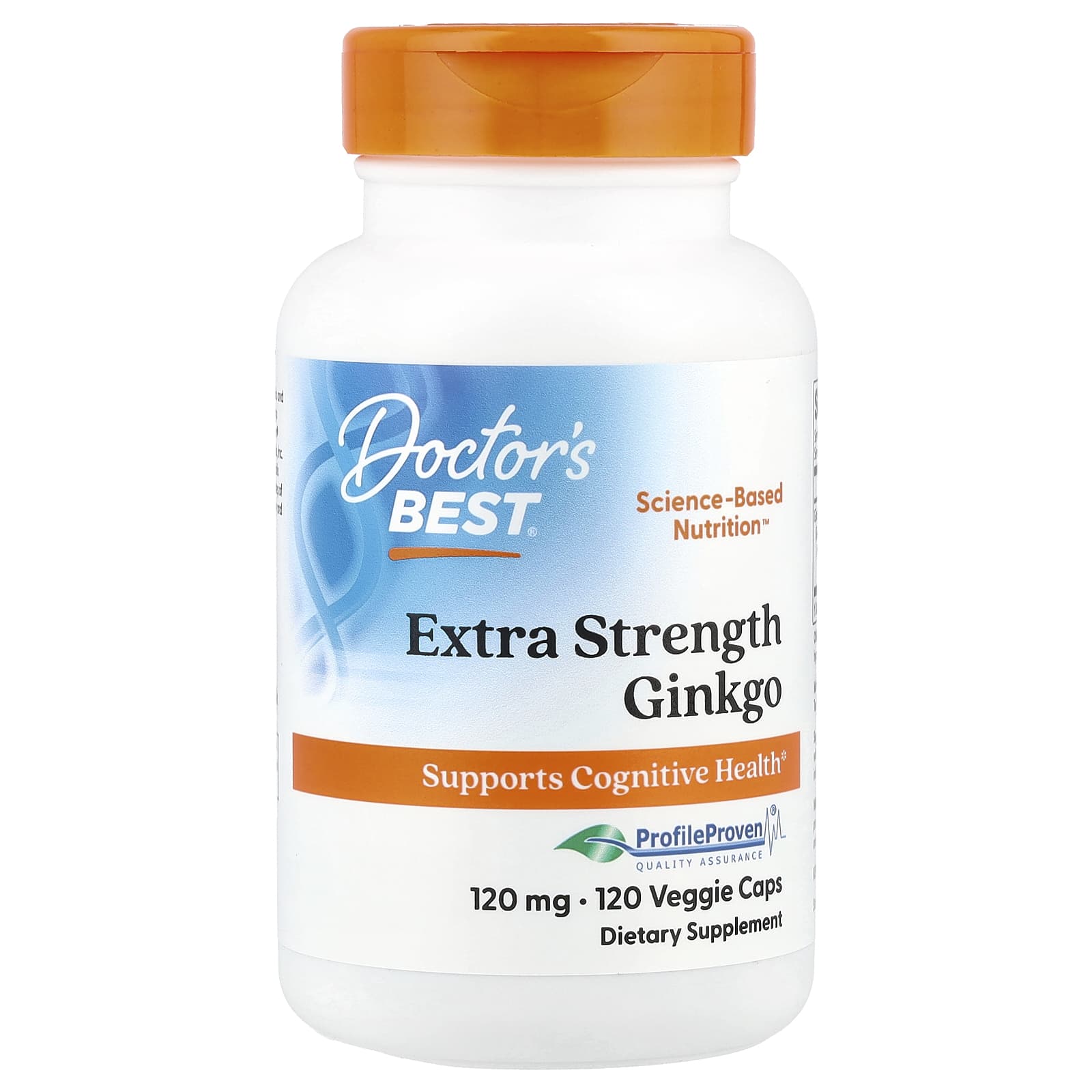 e0f239b67afa2512 Doctor's Best, Ginkgo, 120 mg, 120 Veggie Caps - Image 1