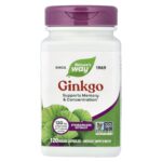 Nature's Way, Ginkgo, Standardized Extract, 120 Vegan Capsules