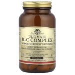 Solgar, Ultimate B+C Complex, 90 Tablets