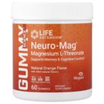 Life Extension, Neuro-Mag®, Magnesium L-Threonate, Natural Orange, 60 Gummies (36 mg per Gummy)