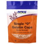NOW Foods, Single "0" Gelatin Caps, Approx. 250 Empty Gelatin Capsules, 0.85 oz (24 g)