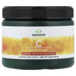Swanson Vitamins, Buffered C Powder, Unflavored, 4 oz (113 g)