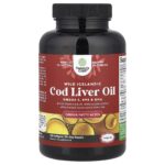 Nature's Craft, Wild Icelandic Cod Liver Oil with Vitamins A & D3, 180 Softgels