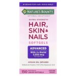 Nature's Bounty, Optimal Solutions®, Hair, Skin & Nails, 150 Rapid Release Liquid Softgels
