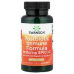 Swanson Vitamins, Postbiotic Immune Formula Featuring Epicor®, 500 mg, 60 Capsules