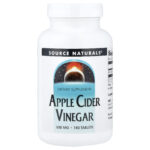 Source Naturals, Apple Cider Vinegar, 500 mg, 180 Tablets