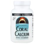 Source Naturals, Coral Calcium, 120 Capsules (600 mg per Capsule)