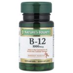 Nature's Bounty, Vitamin B-12, 1,000 mcg, 100 Coated Tablets