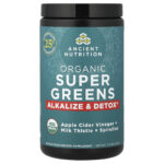 Ancient Nutrition, Organic Super Greens, Alkalize & Detox, 7.5 oz (213 g)