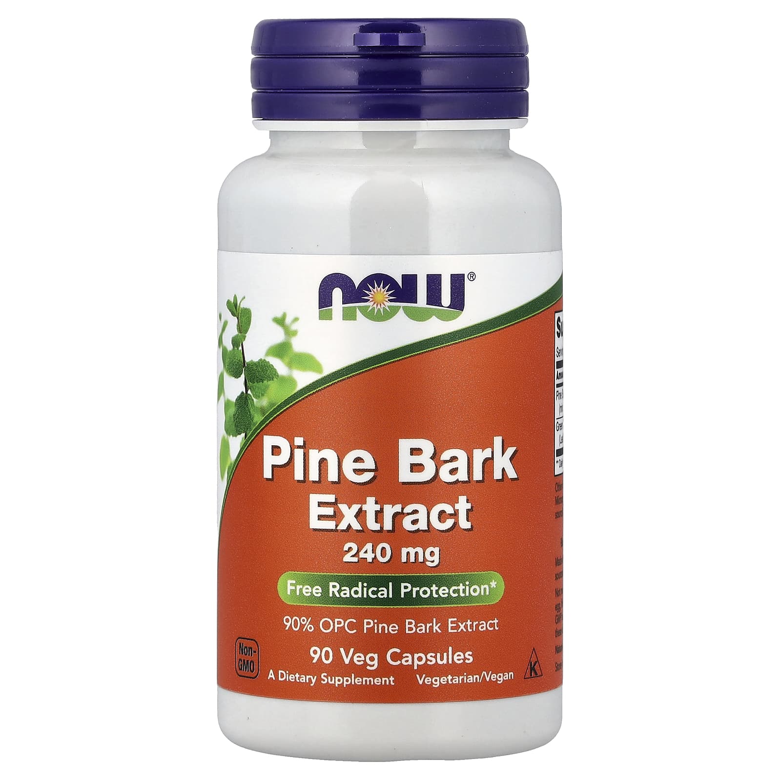 eddc5016cfc4d31d NOW Foods, Pine Bark Extract, 240 mg, 90 Veg Capsules - Image 1