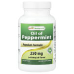 Best Naturals, Oil of Peppermint, 250 mg, 120 Capsules