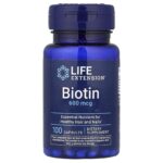 Life Extension, Biotin, 600 mcg, 100 Capsules