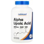 Nutricost, Alpha Lipoic Acid, 240 Capsules, (300 mg per Capsule)