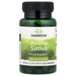 Swanson Vitamins, Avena Sativa, 400 mg, 60 Capsules
